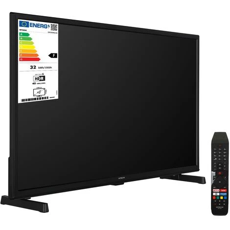 HITACHI 32FK56HE2150 Téléviseur LED 32" 80,01cm HD Alexa Google Smart TV: Netflix, Youtuibe, Prime / Wifi / 2 HDMI / 1 USB / VGA 4 HITACHI 32FK56HE2150 Téléviseur LED 32" 80,01cm HD Alexa Google Smart TV: Netflix, Youtuibe, Prime / Wifi / 2 HDMI / 1 USB / VGA – Image 2