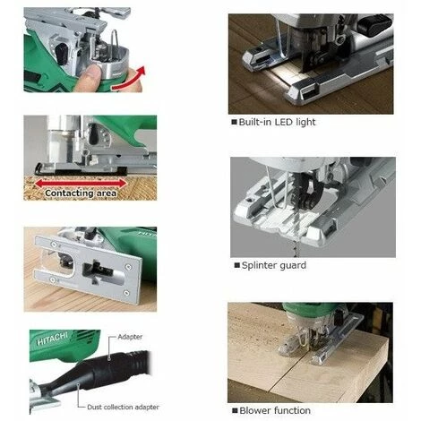 Hitachi - Hikoki- Scie SaUteuse 800W Course 26mm - CJ160V 4 Hitachi - Hikoki- Scie SaUteuse 800W Course 26mm - CJ160V – Image 2