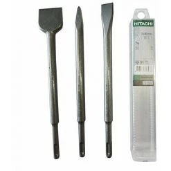 Hitachi - Hikoki- Set De 3 Burins SDS+ (pic+ Plat+ Bêche) -HITACHI Soldes 76930 3